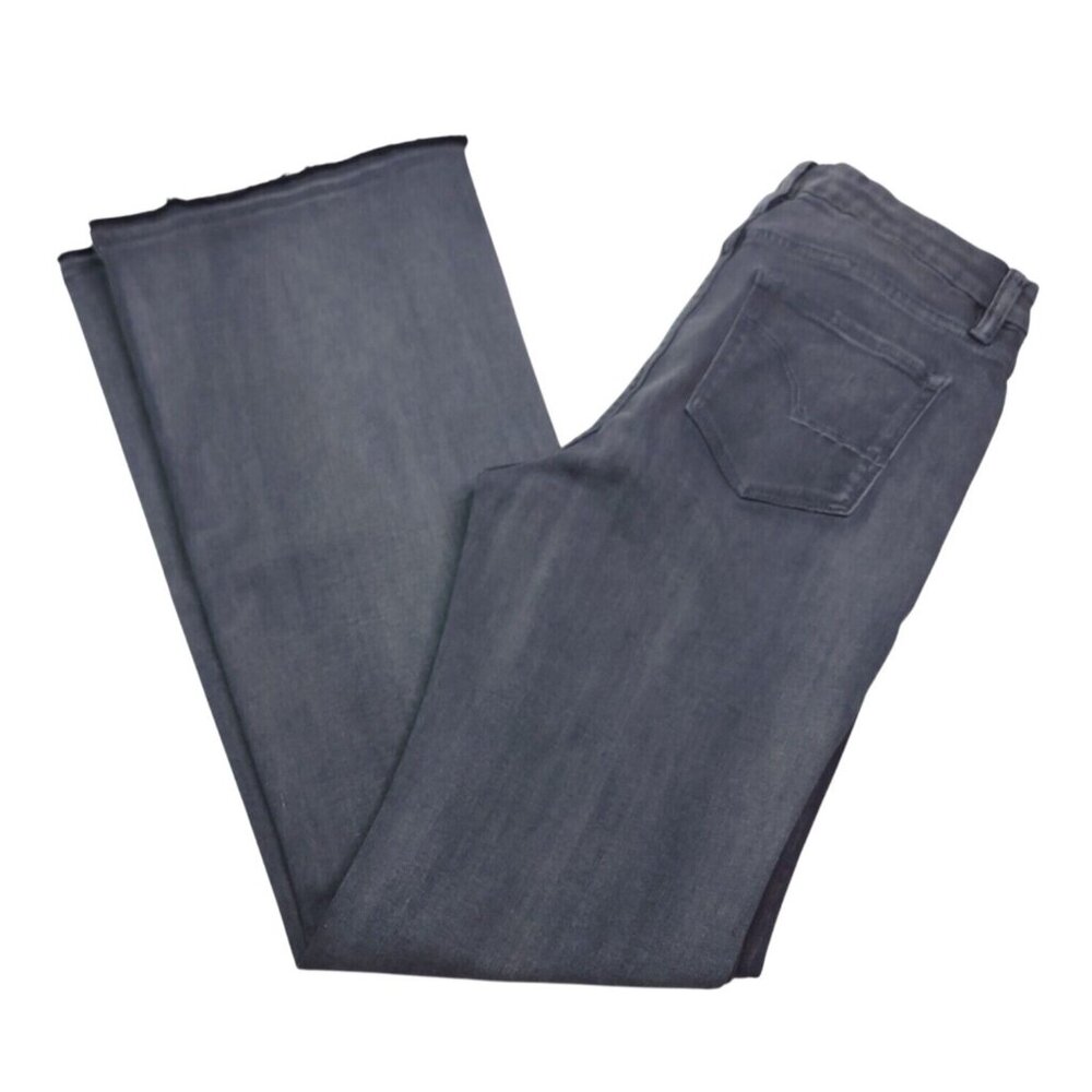 I&M Womens Signature Structured Flare 11 Juniors Released Hem Gray High Rise